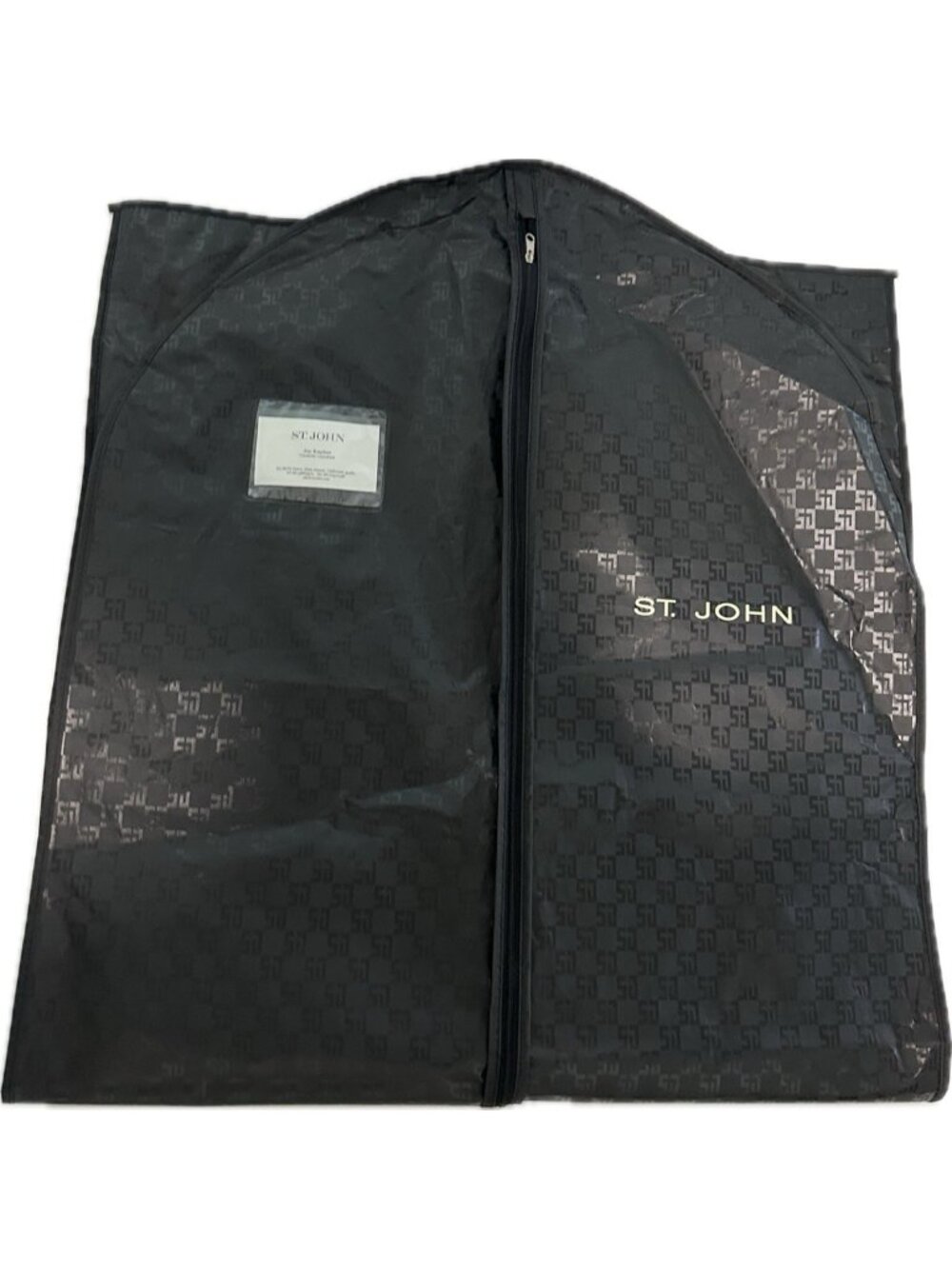 ST.JOHN Black Dress Suite Clothes Cover Garment Bag 52x24